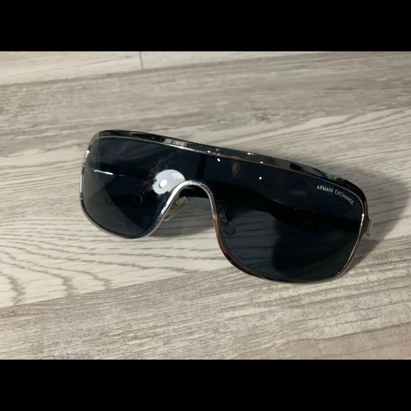 armani exchange shield sunglasses